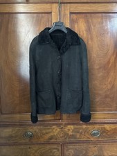 Nicole Farhi Black Shearling