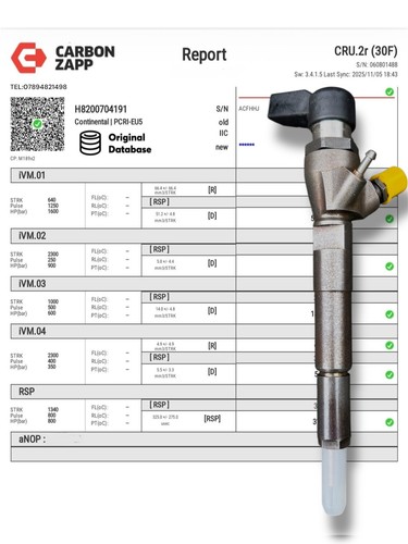 Diesel fuel injector - fuel, fit