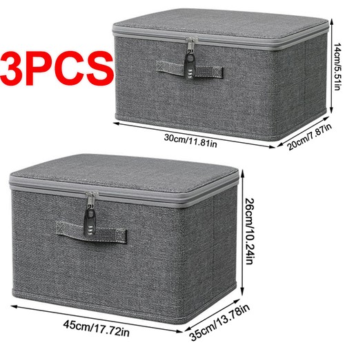 3pcs foldable canvas storage - canvas,