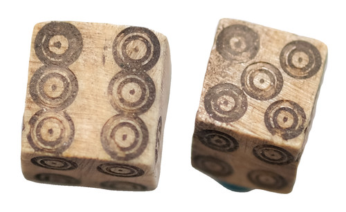 Ancient roman bone dice - ancient,