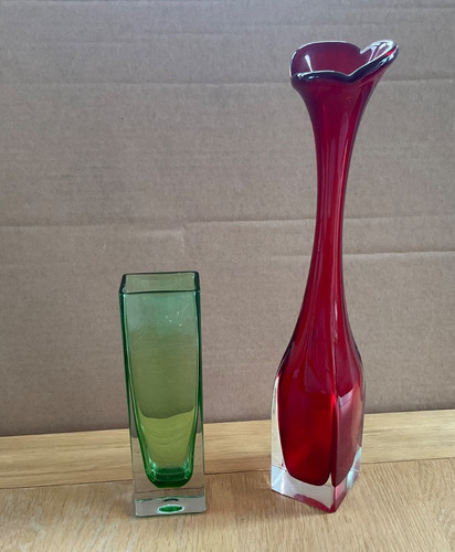 Swedish retro glass - swedish, vases