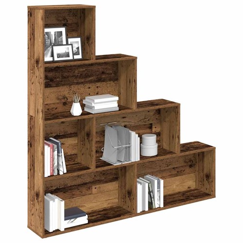 Vidaxl book cabinet old - cabinet, wood