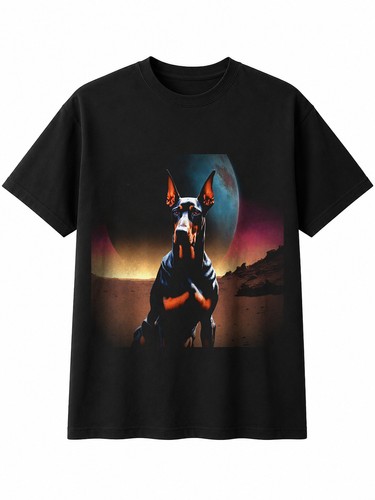 Fantasy art doberman orbit - fantasy,