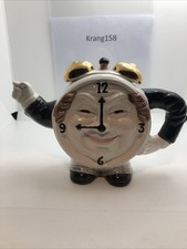Clock Face Novelty Tea Pot