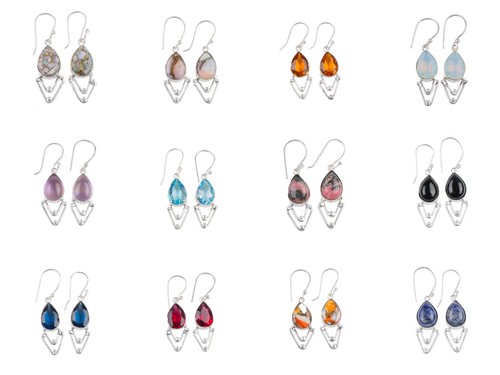 Semi precious gemstone - precious, 925