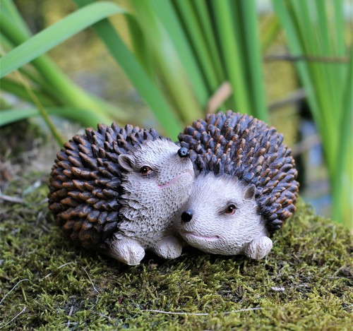 Garden ornaments baby hedgehog - ornaments,