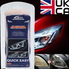 Headlight Restoration Kit and Lens Sealer Restore Plastic Headlamps Repair set