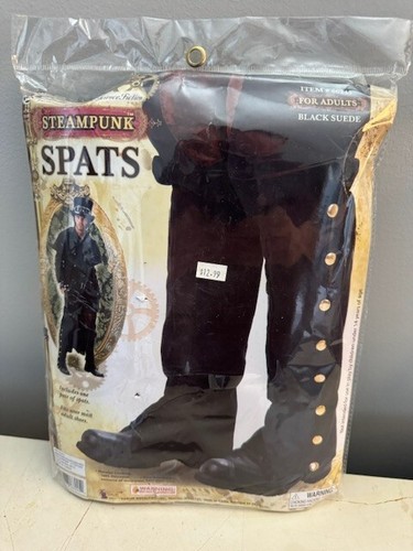 Black boot covers spats pirate - covers,