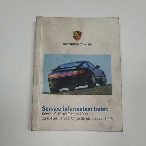 1985 1998 porsche - porsche, service
