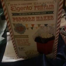 Elgento Funfair Popcorn Maker With Box And Instructions Simple To Use Hot Air 