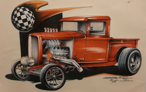 Hot rod rat - hot, car