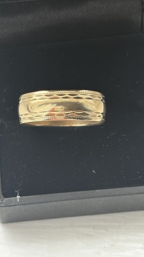 Vintage men 9ct - gold, pattern