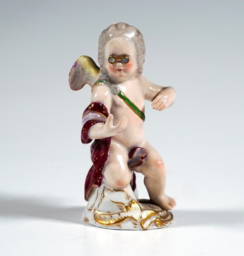 Meissen porcelain figure cupid - porcelain,