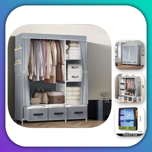Portable wardrobe inch - portable, 65