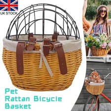 Wicker Bike Front Basket for