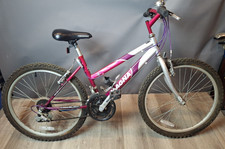 Magna Nevada 15" Ladies Mountain Bike Bicycle Shimano 15 Gears Pink White AJ783