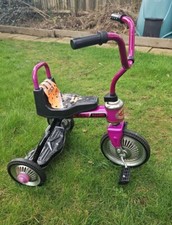 Child Bike Small Three Wheeler Bike  Vintage  25" Handle Wheel 20" Preloved 