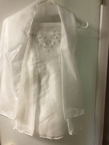 White dress with veil - dress,