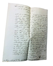 Letter Victorian 1841 Hand