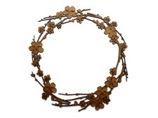 Wooden MDF Flower Wreath Rim
