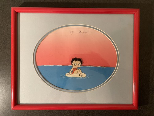 Framed betty boop sink - framed, s.o.s.