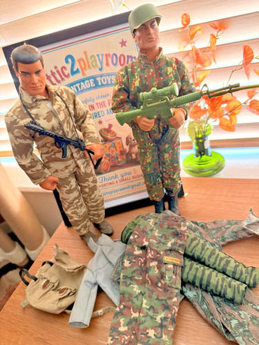 Vintage action man figure - action,