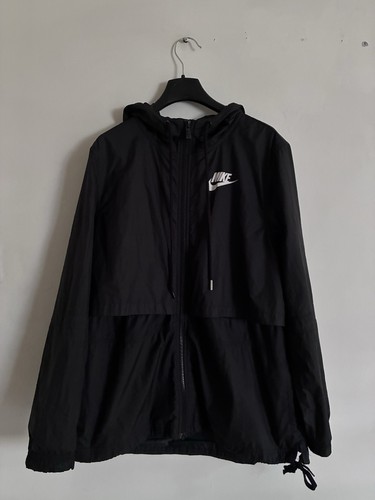 Nike black hooded - nike, rain