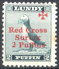 Lundy island 1940 kgvi red - gb,