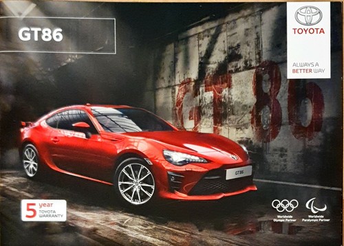 Toyota gt86 brochure - toyota,