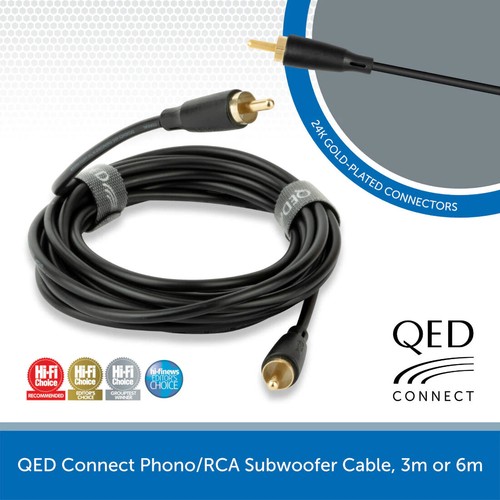 Qed connect single rca - rca, to