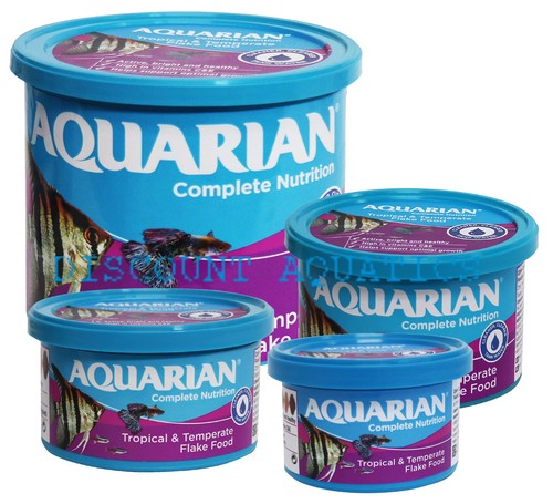 Aquarian tropical fish flake - aquarian,