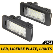 2x White LED License Plate