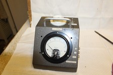 Vintage Milliamperes  Meter Ernest Turner Model 23 in metal case 17 18.5x 13.5cm