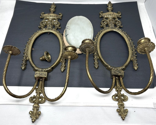 Antique vintage brass pagoda - brass,