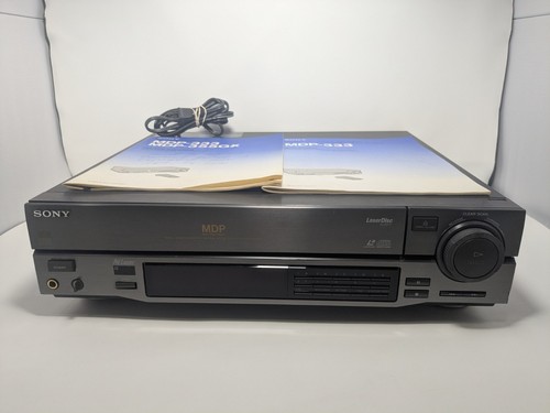 Sony mdp 333 laserdisc cd - sony,