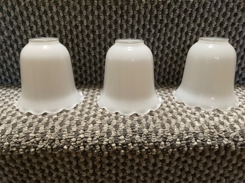 White fluted opaque - fluted,