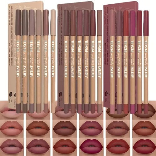 6pcs set lip liner matte - set,