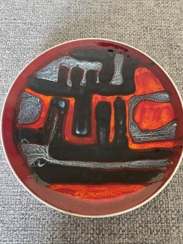 Poole pottery delphis plate - poole,