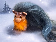 Vintage TROLL  Dam Things Horse - Dam Troll Horse / Pony Vintage 1960s VGC