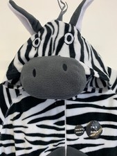 MEN WOMEN ZEBRA 1ONESIE FLEECE