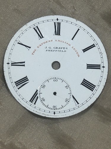 Vintage white enamel dial - vintage, of