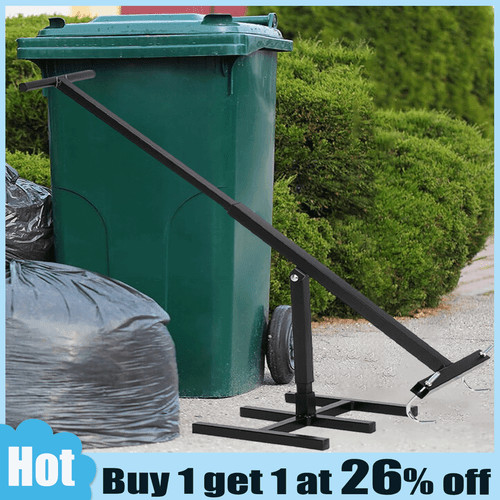 Wheelie bin compactor press - bin,