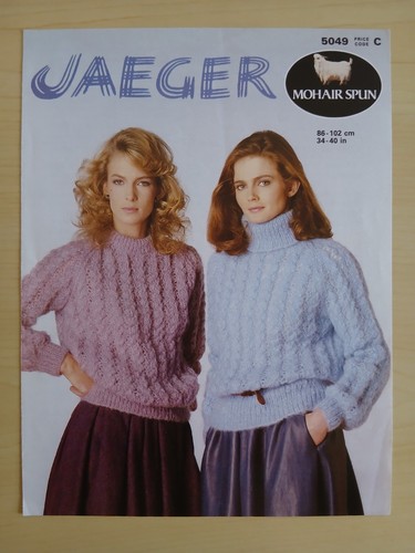 Jaeger mohair sweater knitting - jaeger,