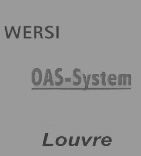 Wersi oas louvre schaltungen - wersi,