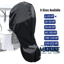 6 to 20 HP Boat Outboard Motor Engine Cover BLACK Universal Trailerable