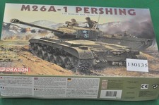 1/35 scale modern / dragon - m26A1 pershing korean war tank model kit - (130135)