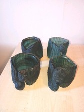 4 Studio Art Glass Sculptures