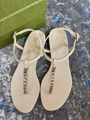 Gucci signoria cream thong - gucci,