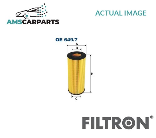Engine oil filter oe649 - oil,