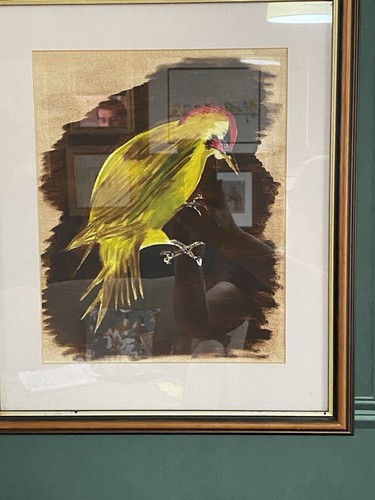 Framed oil painting green - framed, ‘green